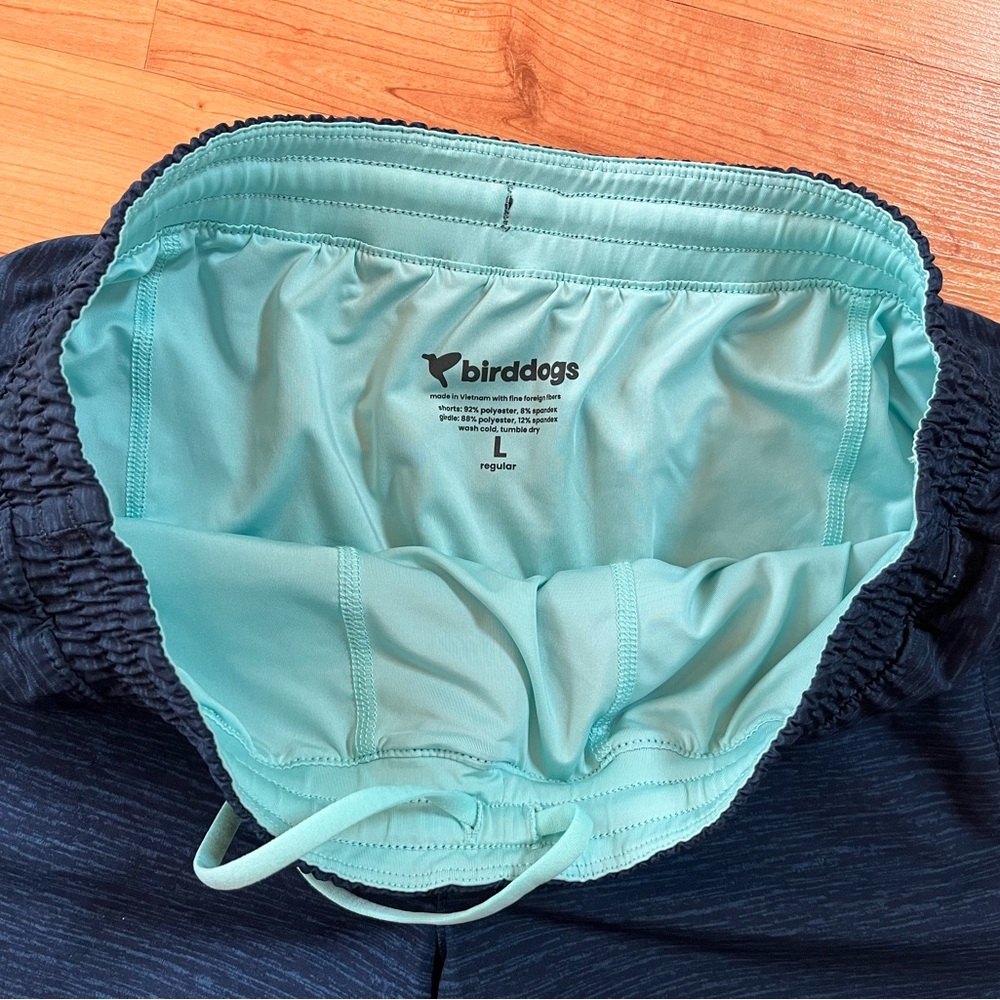 Men's Large Birddogs Athletic Shorts with built in liner - Picture 4 of 5